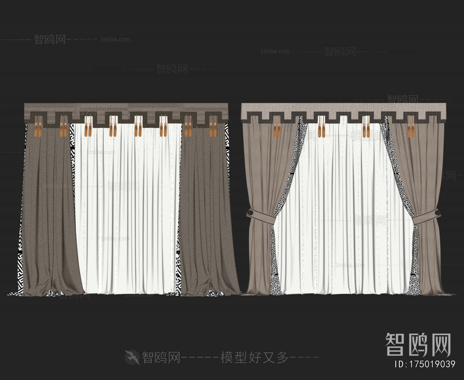 New Chinese Style The Curtain