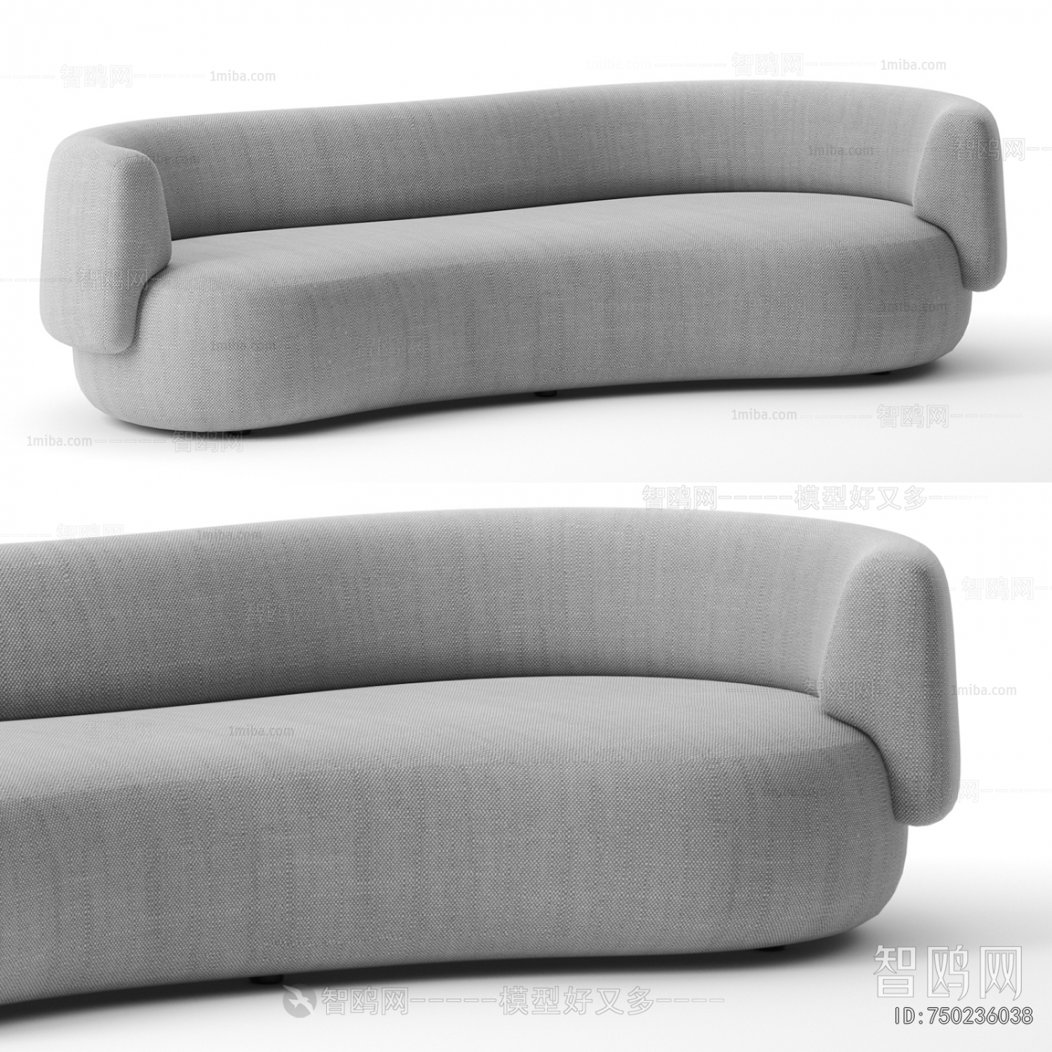 Modern Curved Sofa
