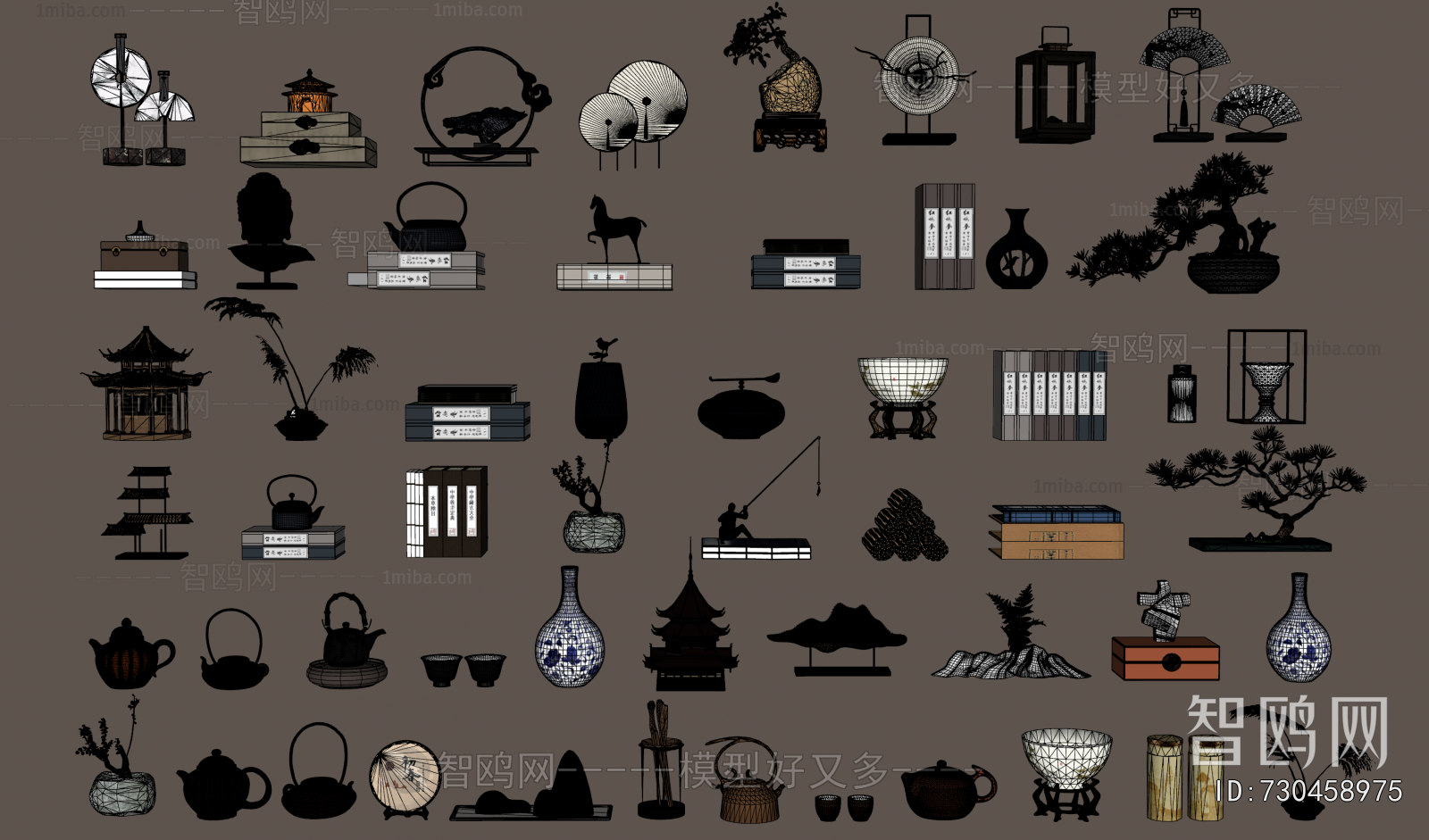 New Chinese Style Decorative Set