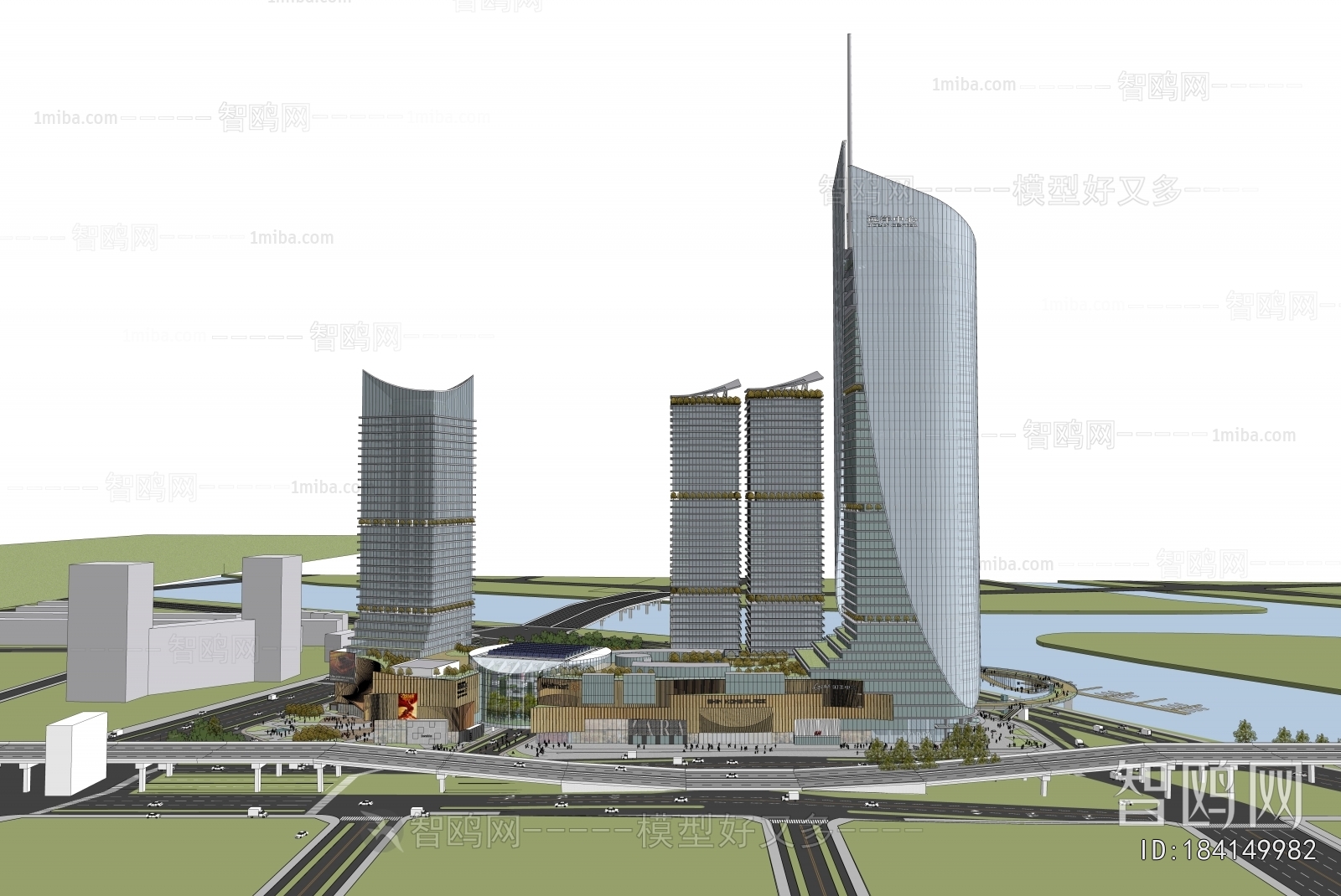 Modern Appearance Of Commercial Building