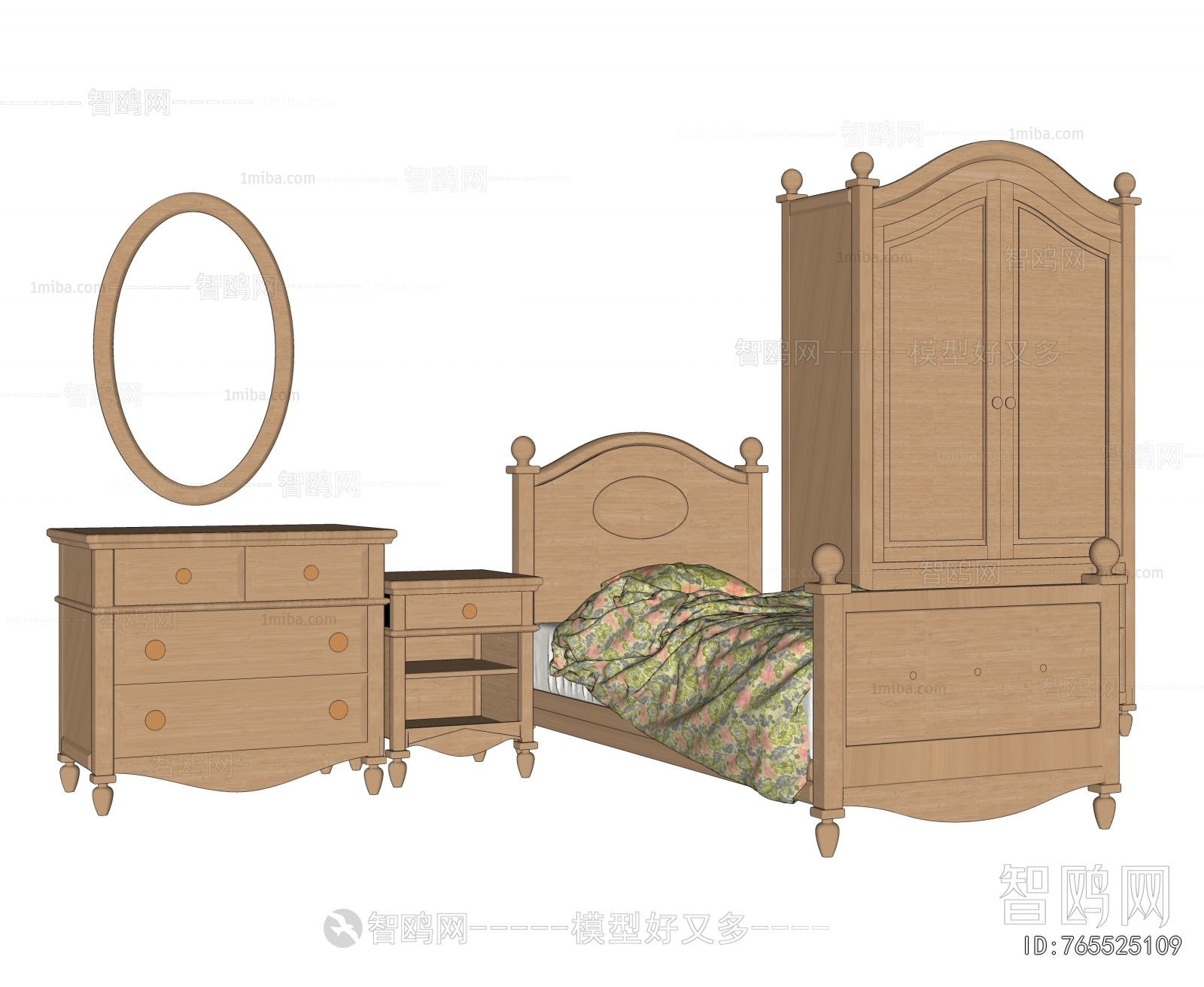 American Style Child's Bed