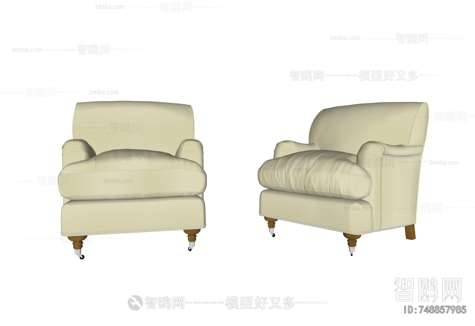 European Style Single Sofa
