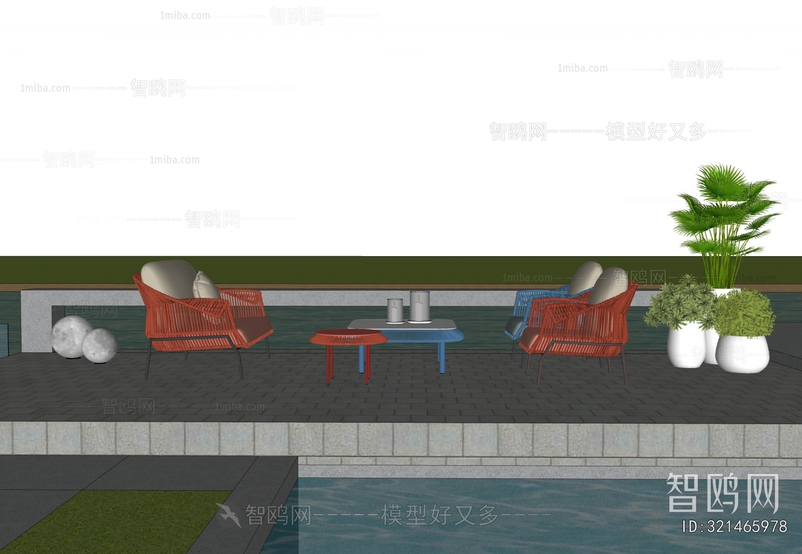 Modern Courtyard/landscape