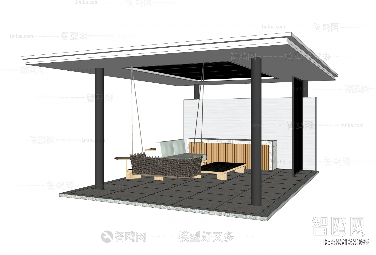 Modern Courtyard/landscape