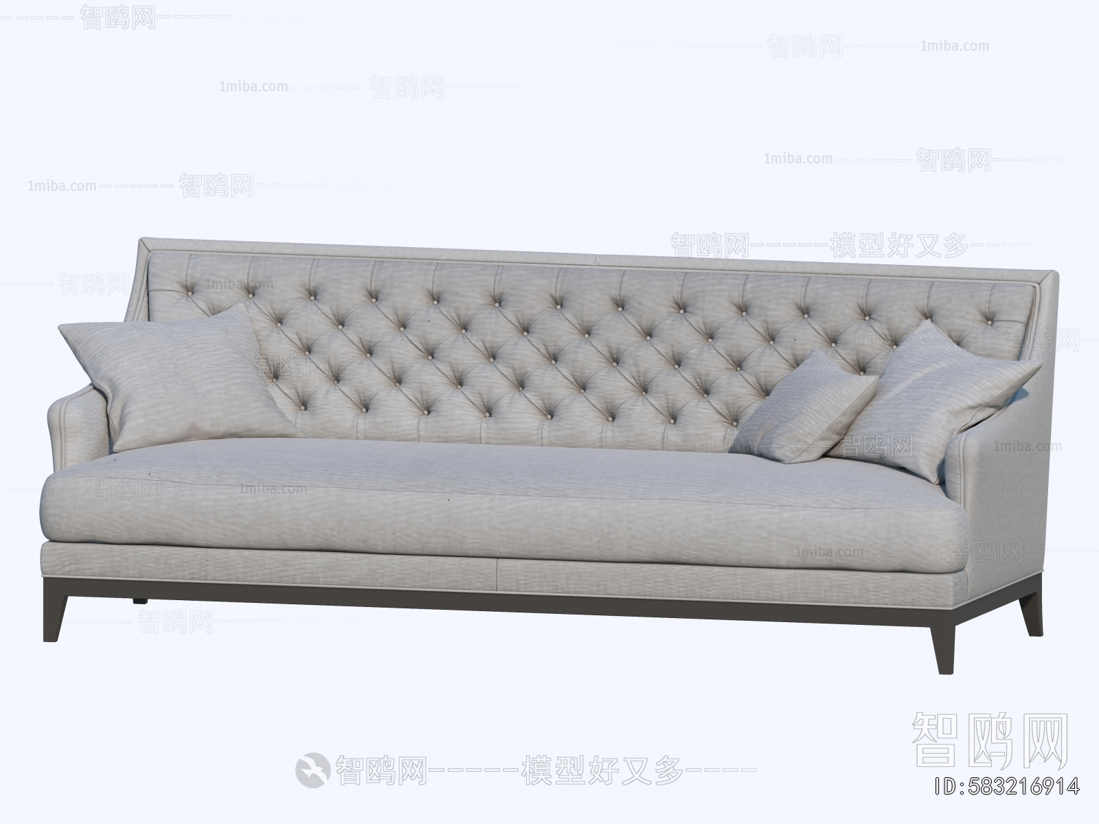 Simple European Style Multi Person Sofa