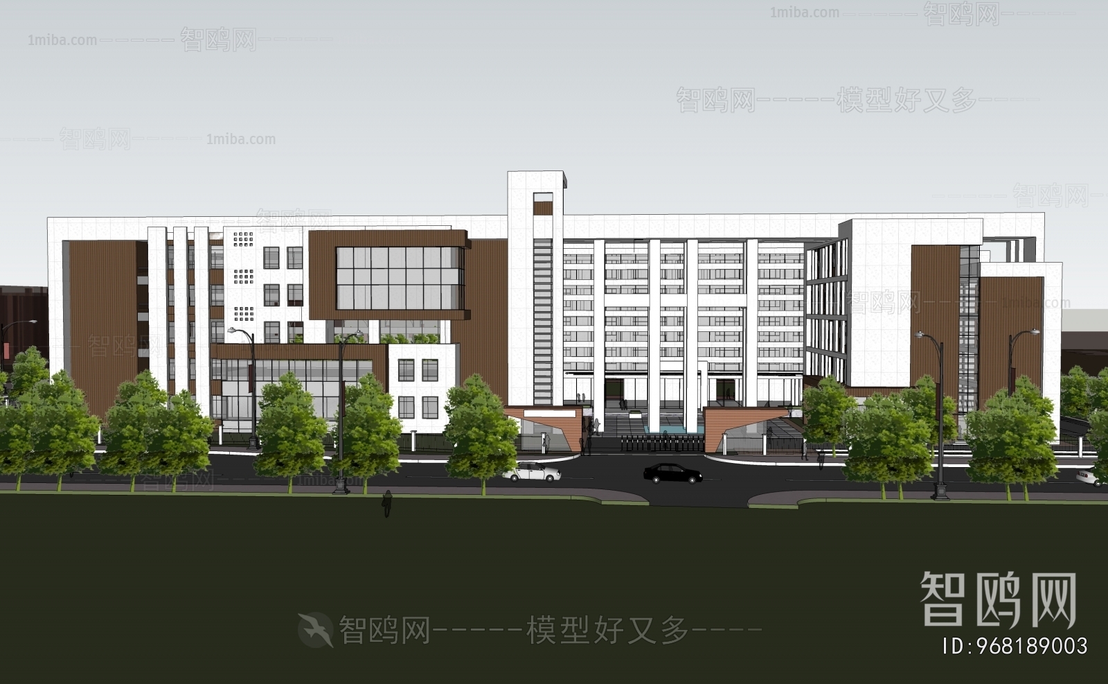 Modern School Building