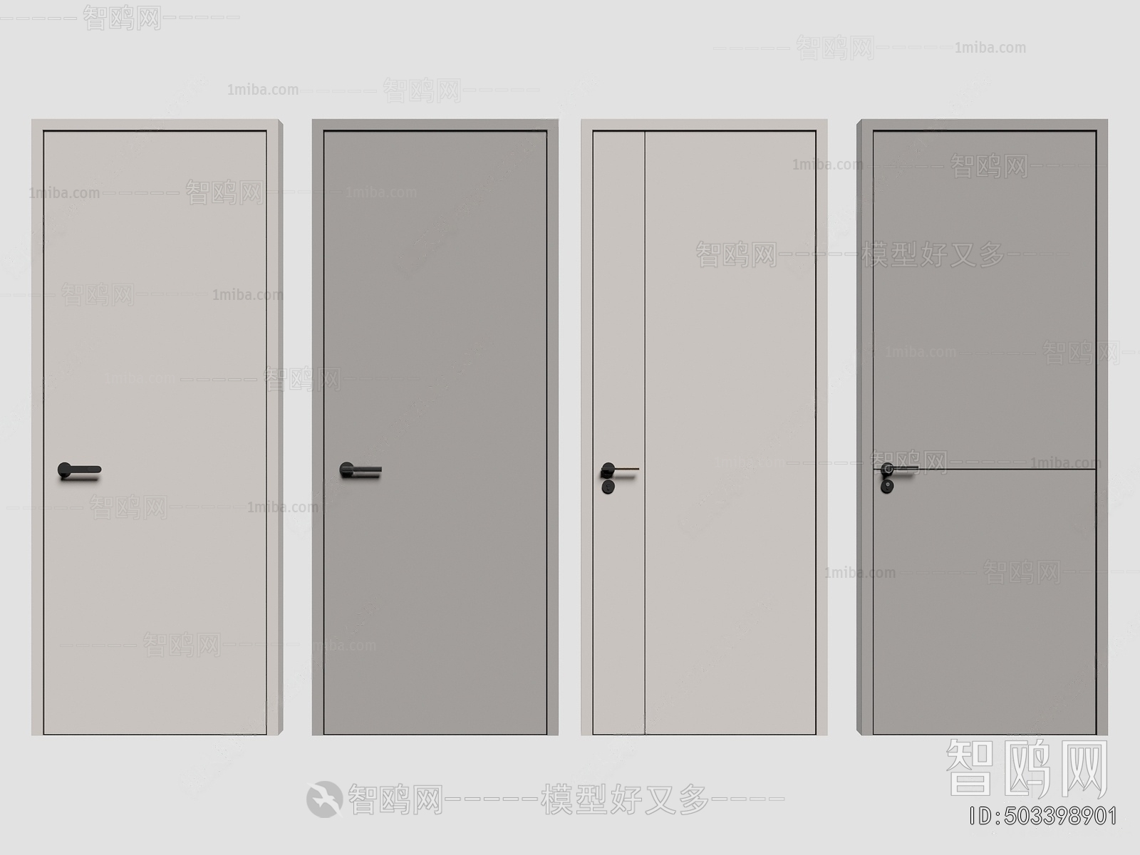 Modern Single Door