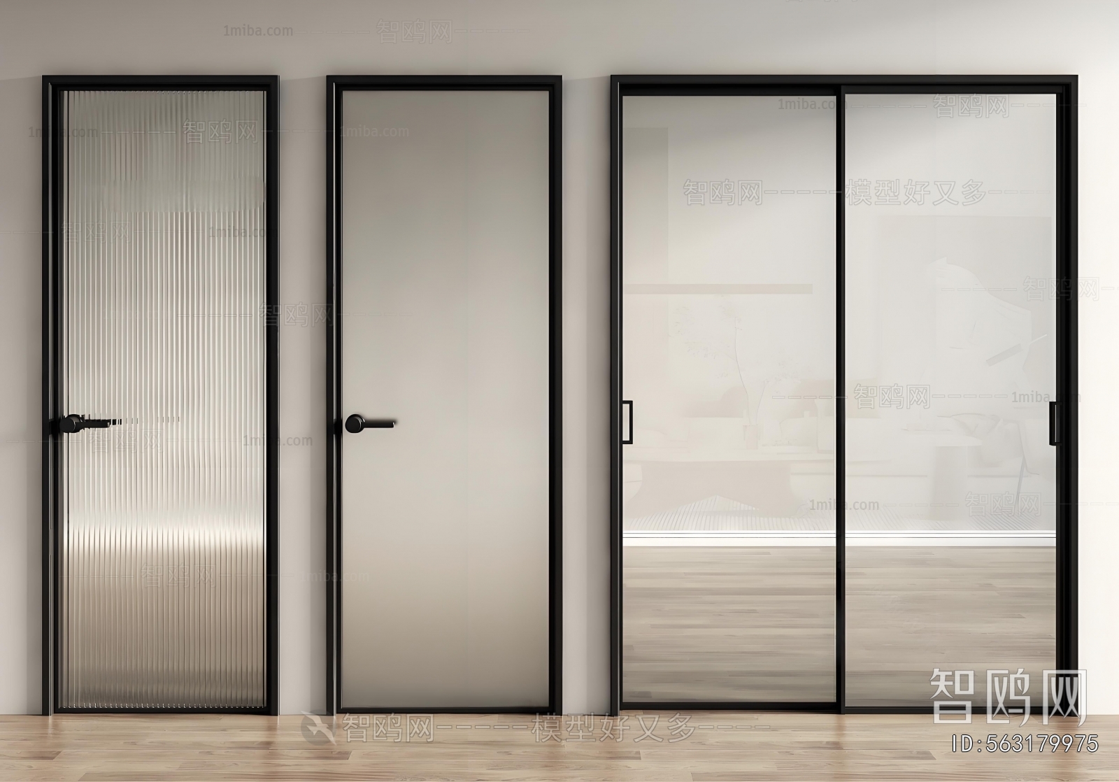 Modern Single Door