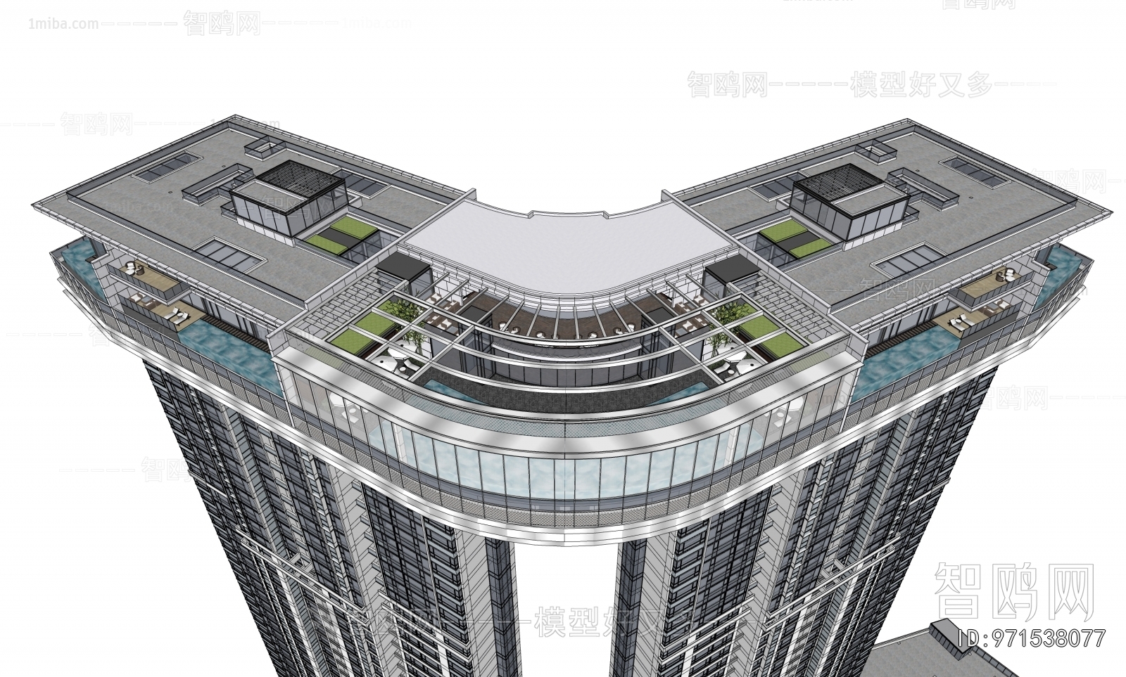 Modern Appearance Of Commercial Building