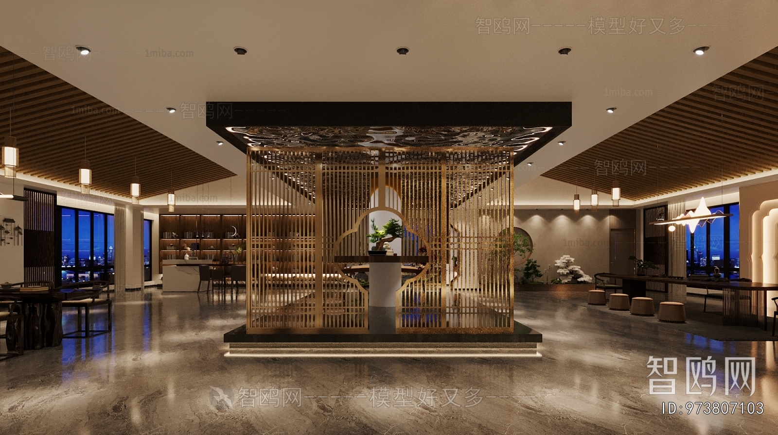 New Chinese Style Teahouse Tea House