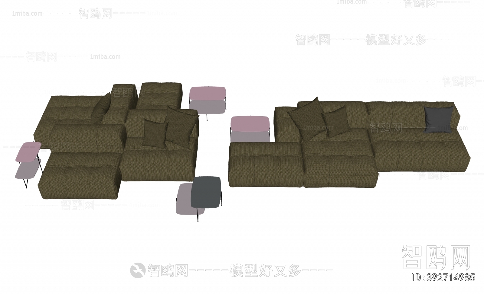 Modern Multi Person Sofa