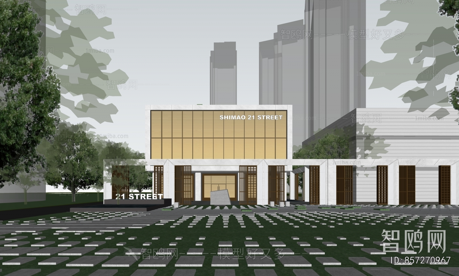 Modern Appearance Of Commercial Building