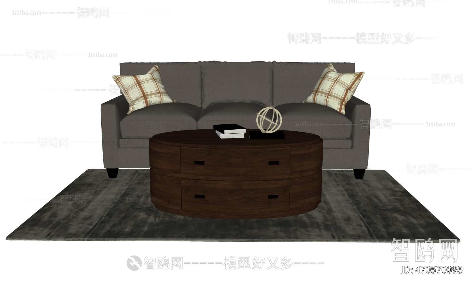 Modern Three-seat Sofa