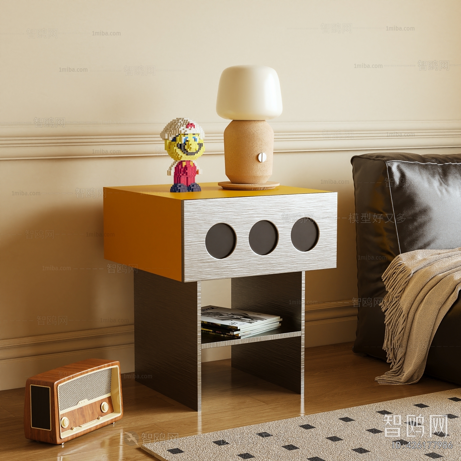 Modern Bedside Cupboard