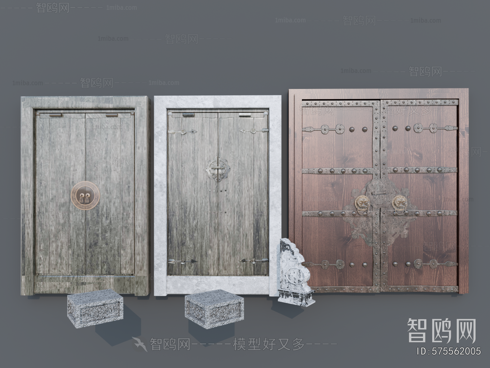 Chinese Style Double Door