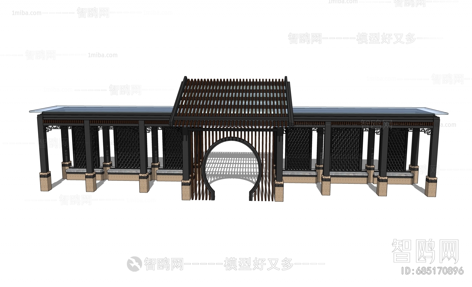 Chinese Style Gallery Frame