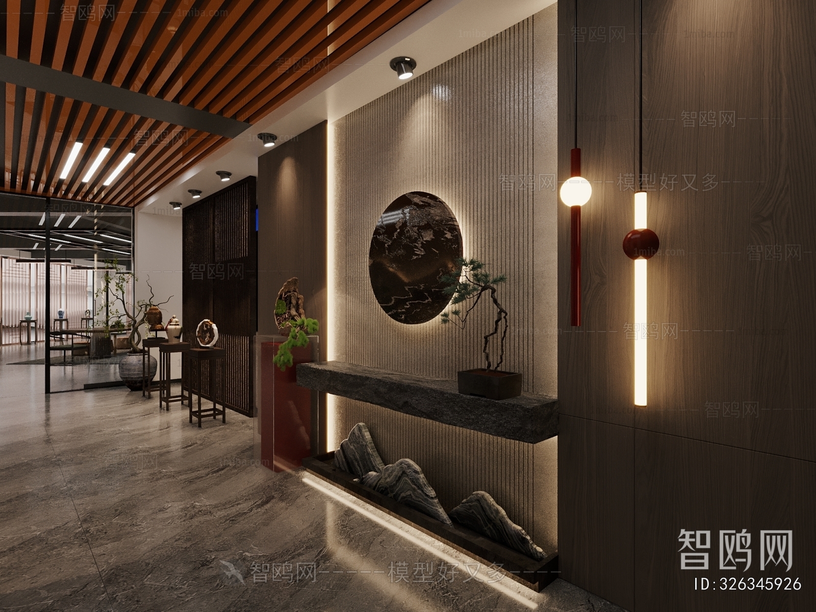 New Chinese Style Hallway