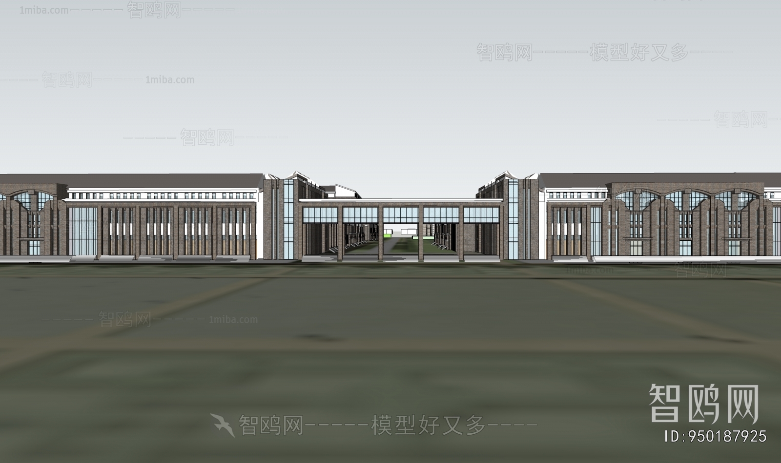 Modern School Building