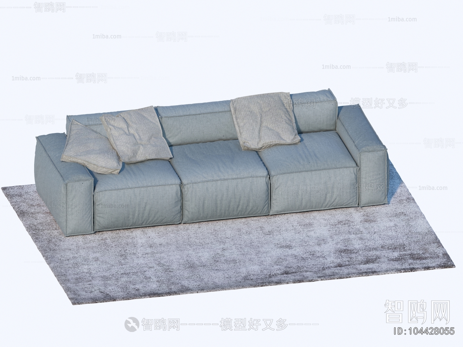 Modern Three-seat Sofa