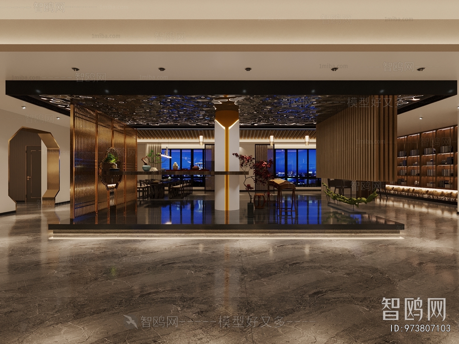 New Chinese Style Teahouse Tea House