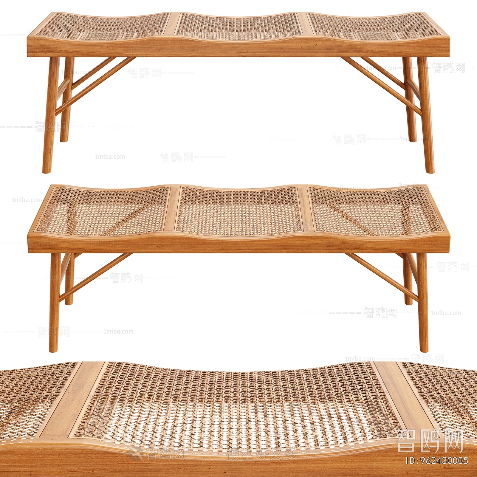 Wabi-sabi Style Bench