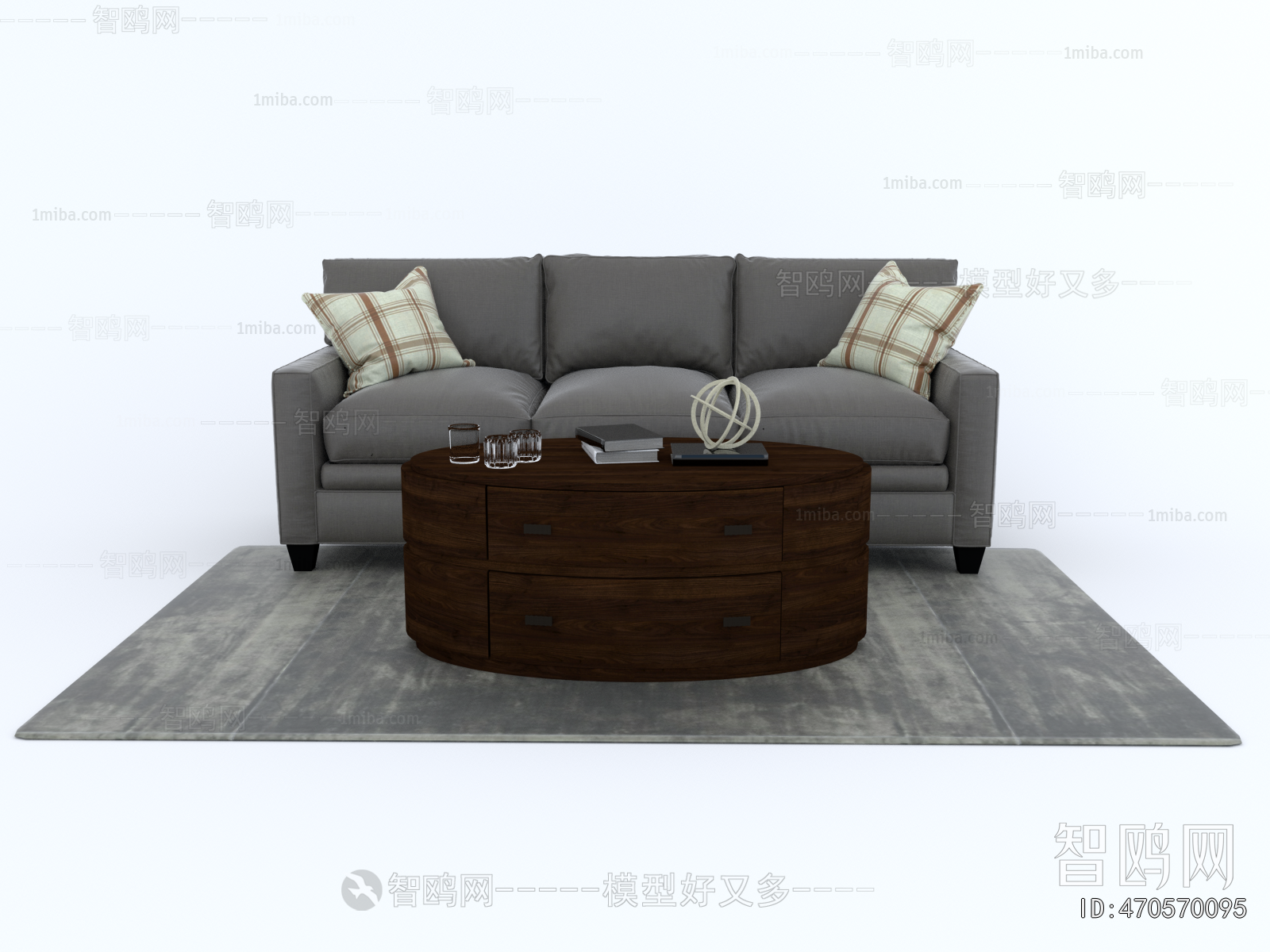 Modern Three-seat Sofa