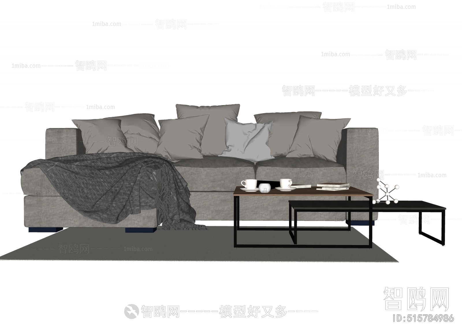 Modern Three-seat Sofa