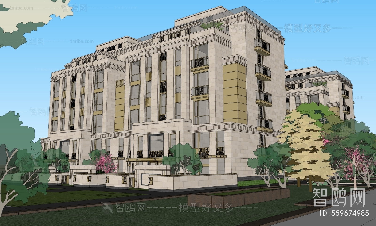 New Classical Style Residential Building