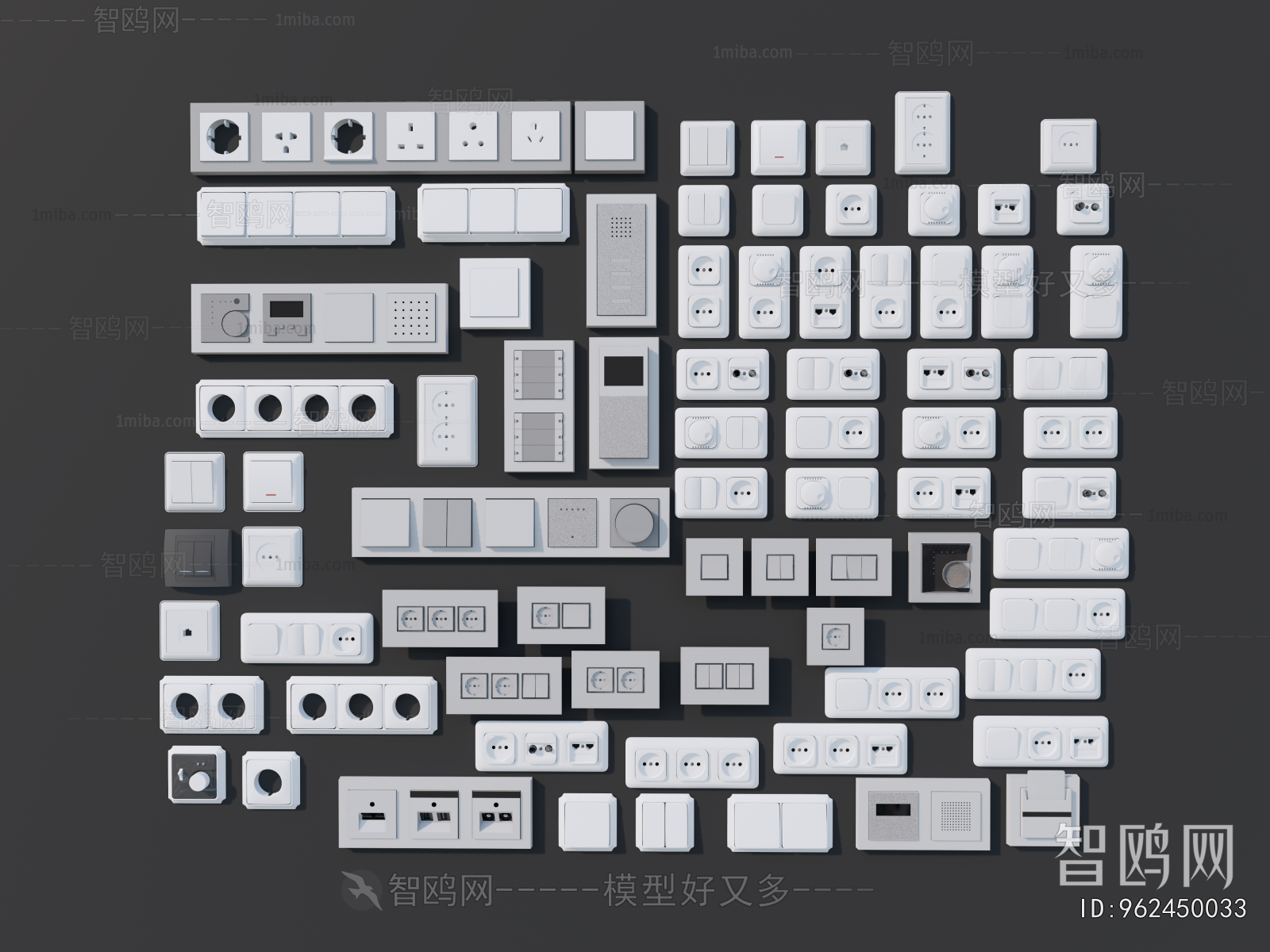 Modern Switch Socket Panel