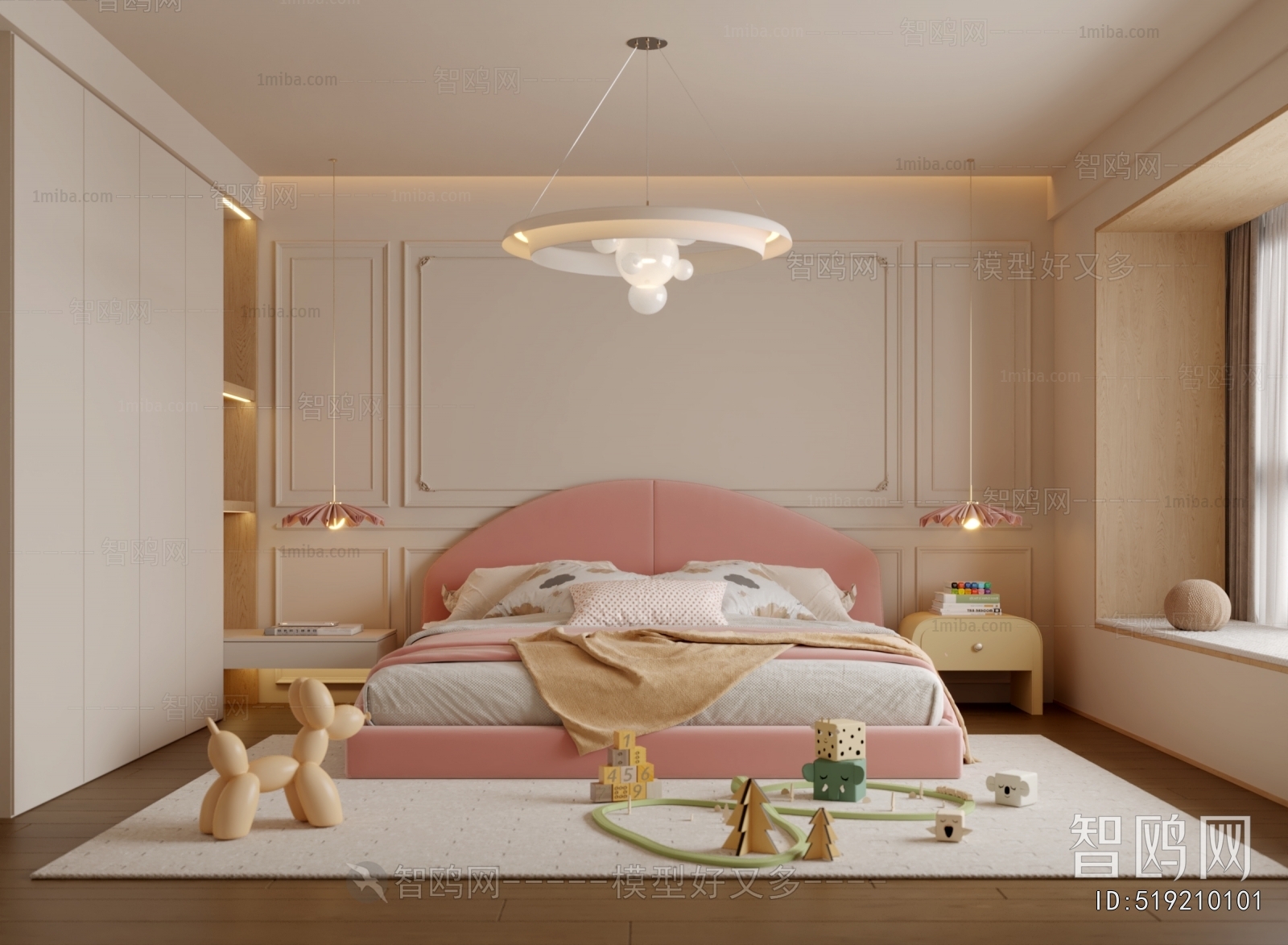 French Style Girl's Room Daughter's Room