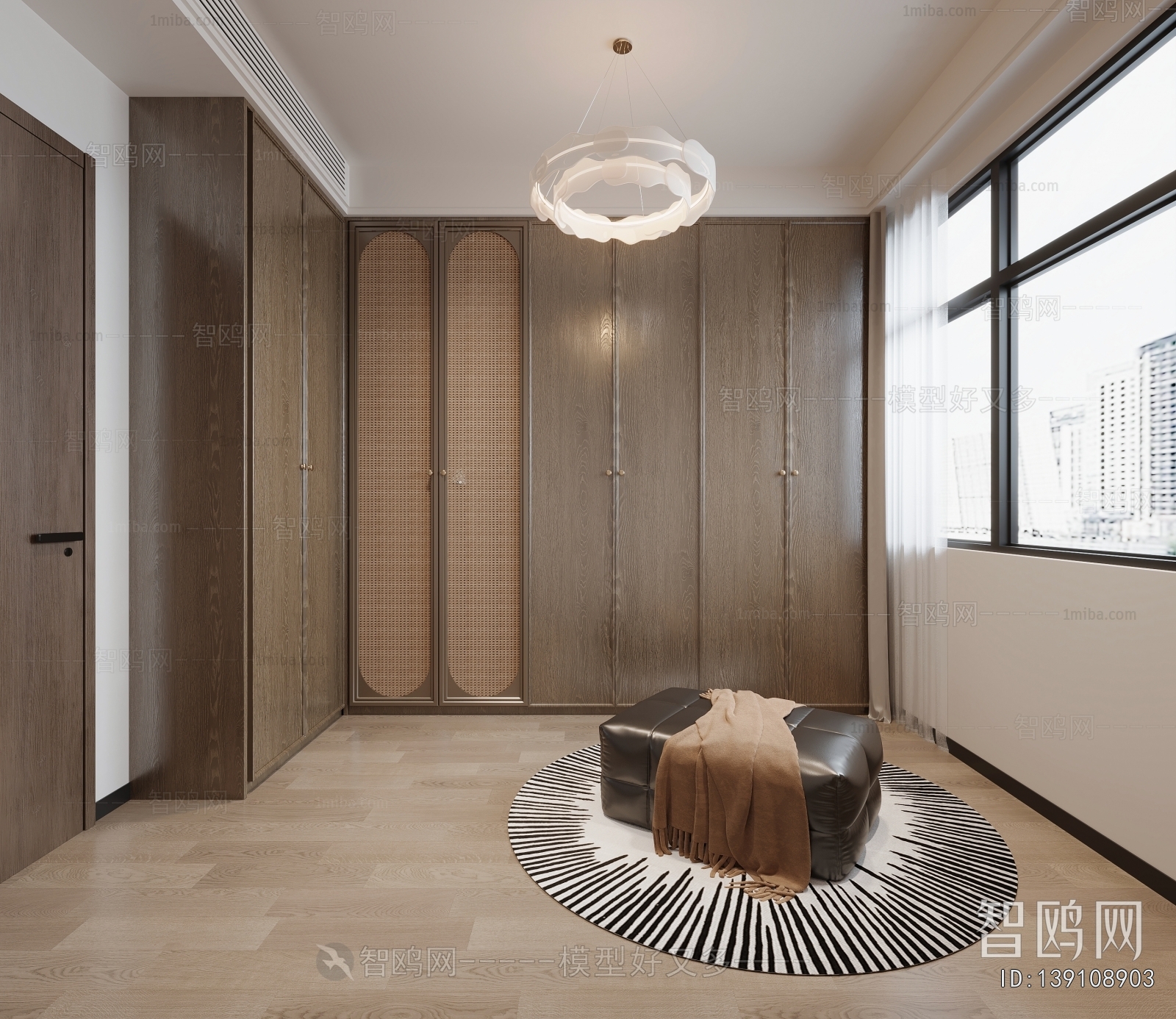 Modern Clothes Storage Area