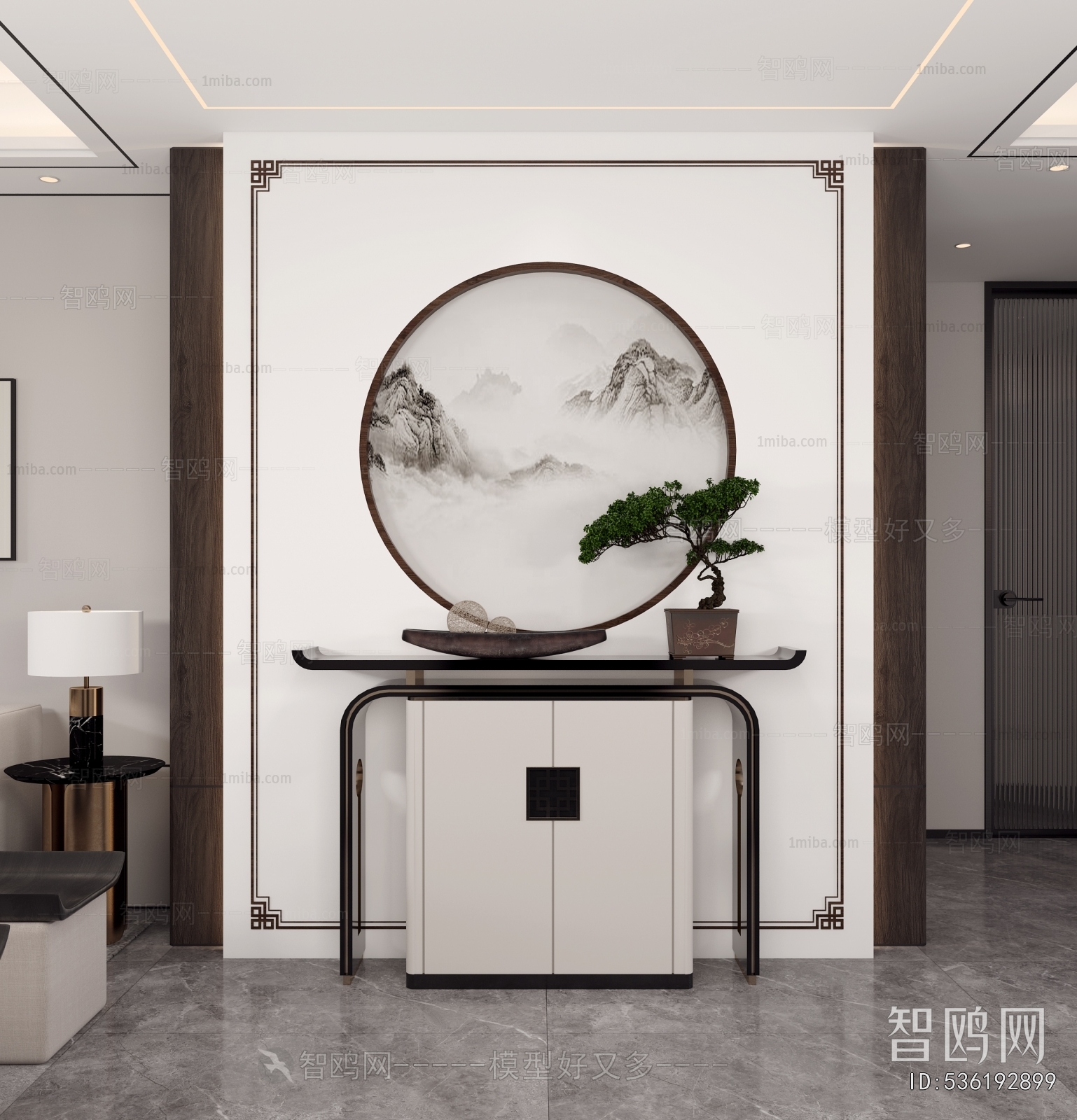 New Chinese Style Hallway