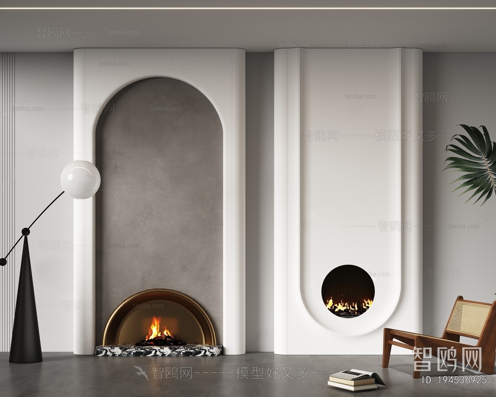 French Style Fireplace