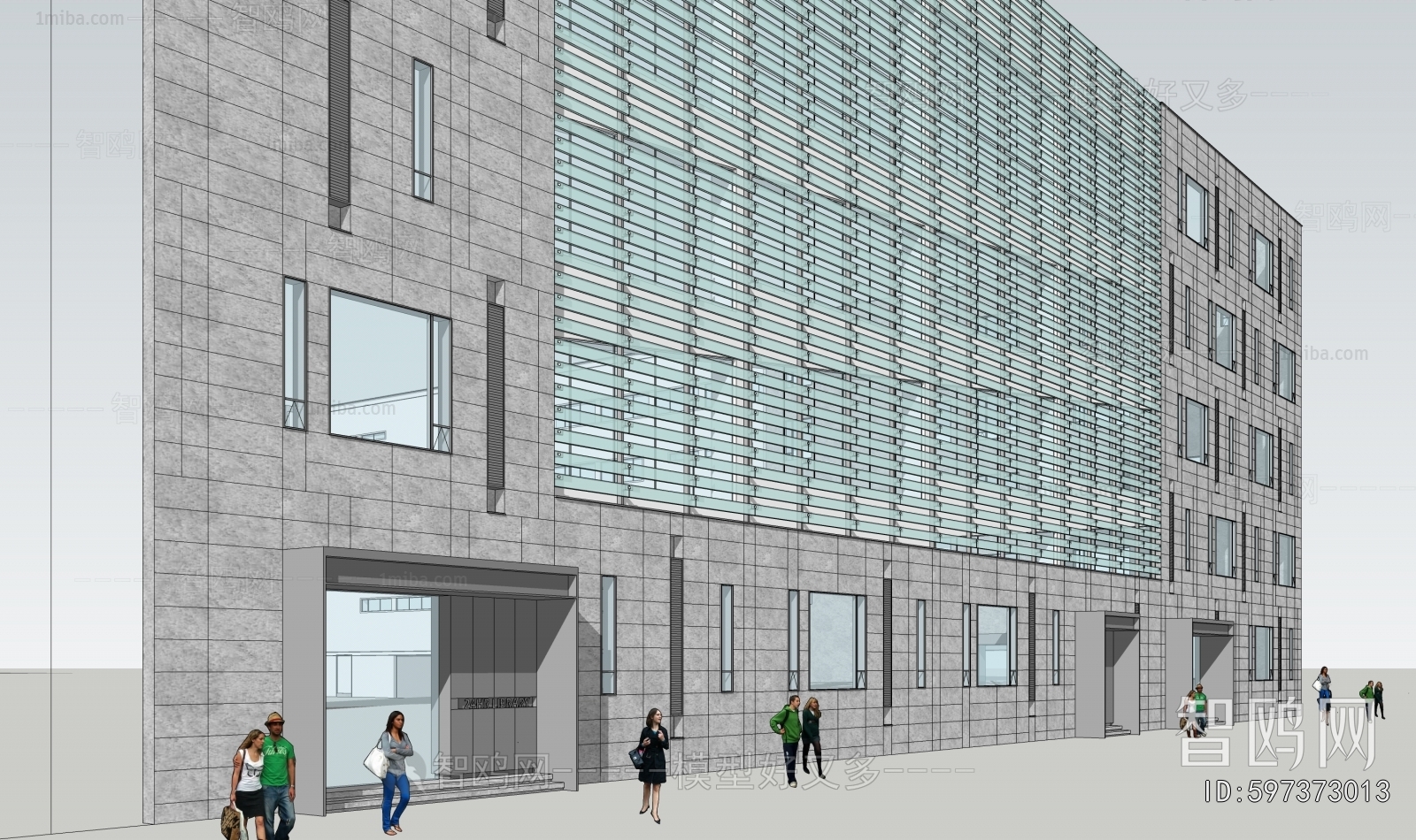 Modern Appearance Of Commercial Building