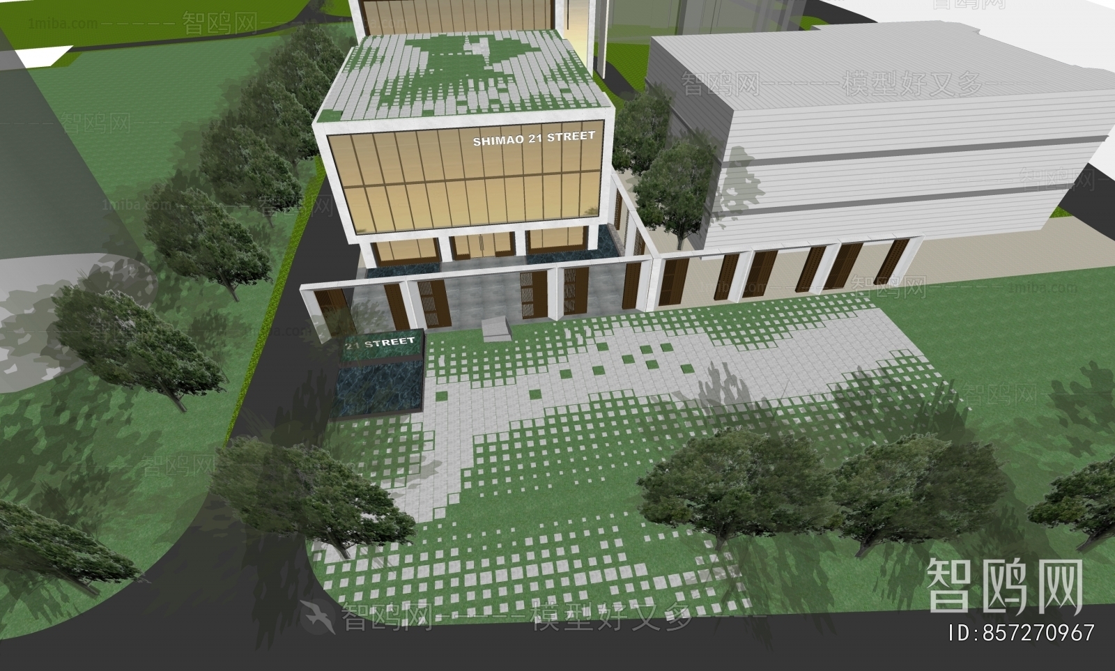 Modern Appearance Of Commercial Building