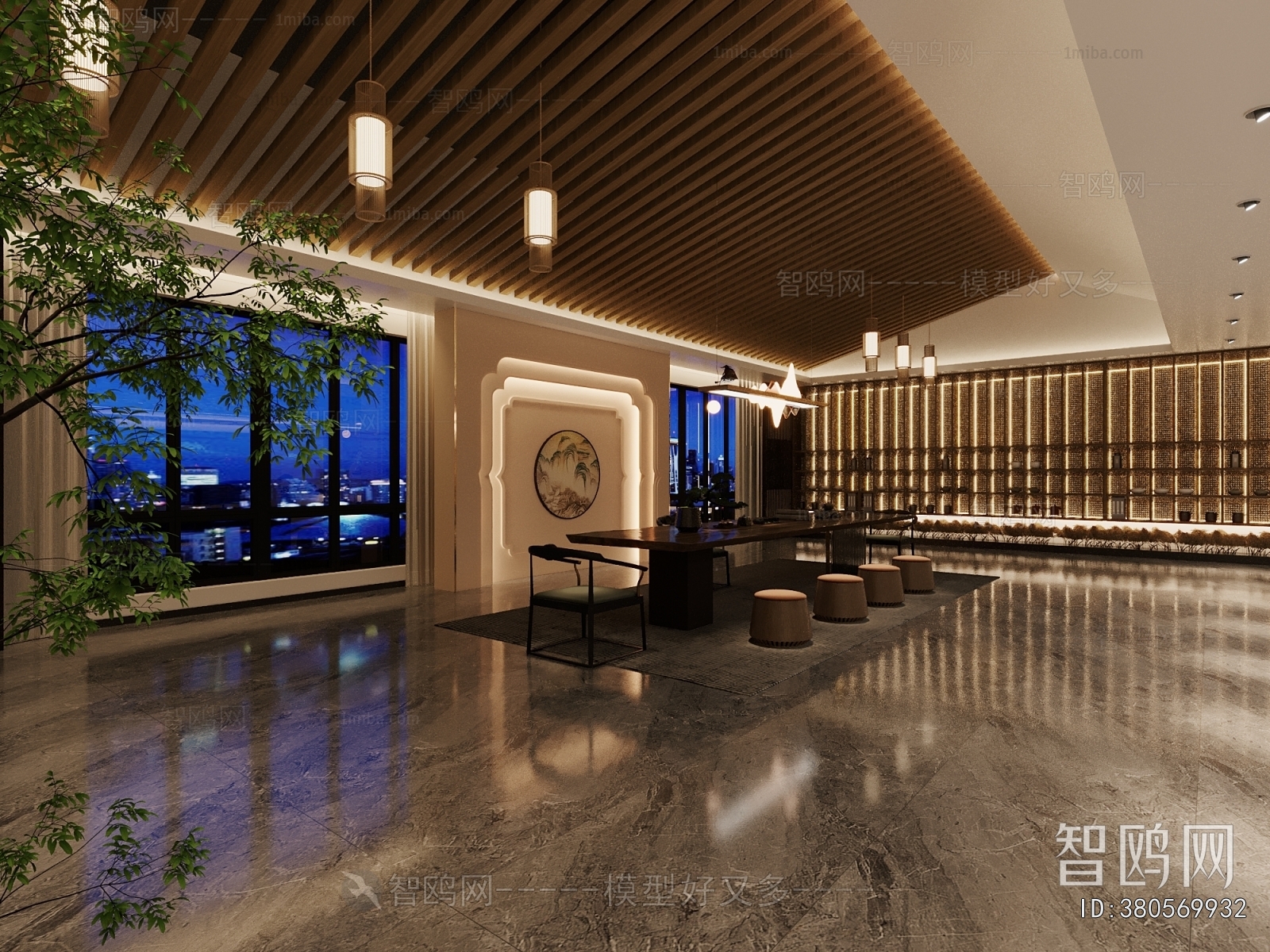 New Chinese Style Teahouse Tea House