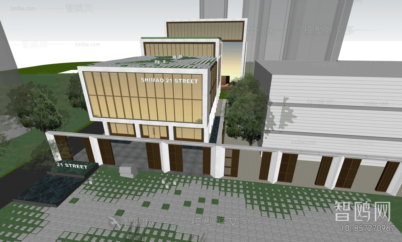 Modern Appearance Of Commercial Building