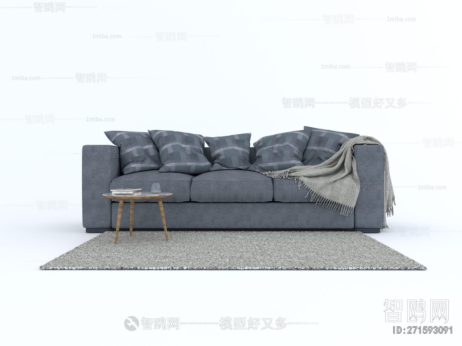 Modern Three-seat Sofa
