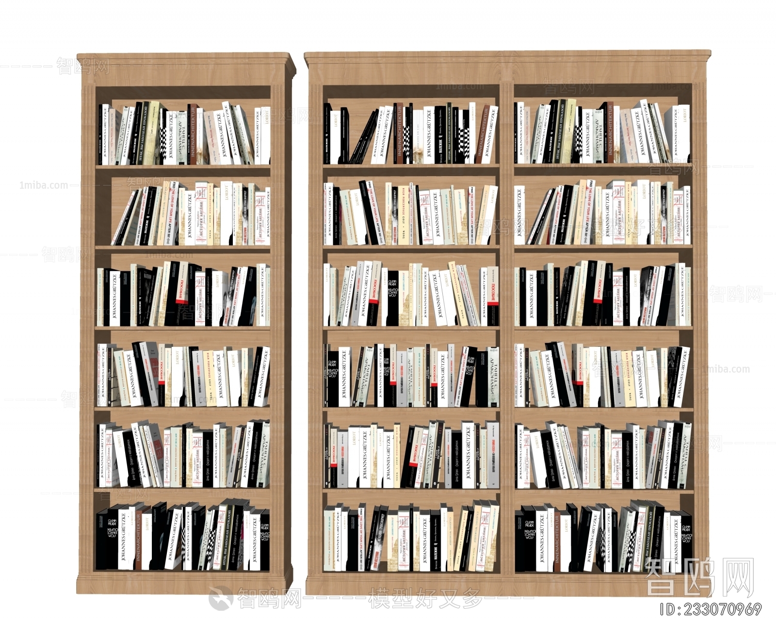 Simple European Style Bookcase