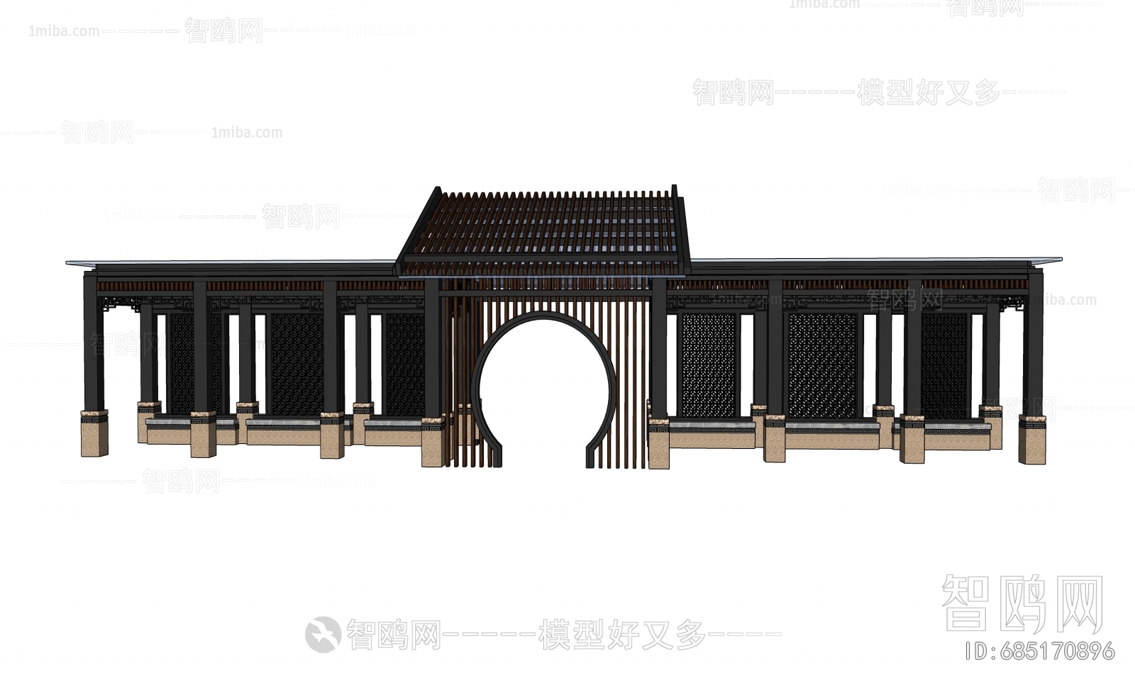 Chinese Style Gallery Frame