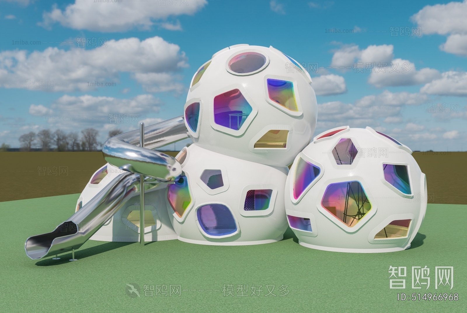 Modern Park Landscape