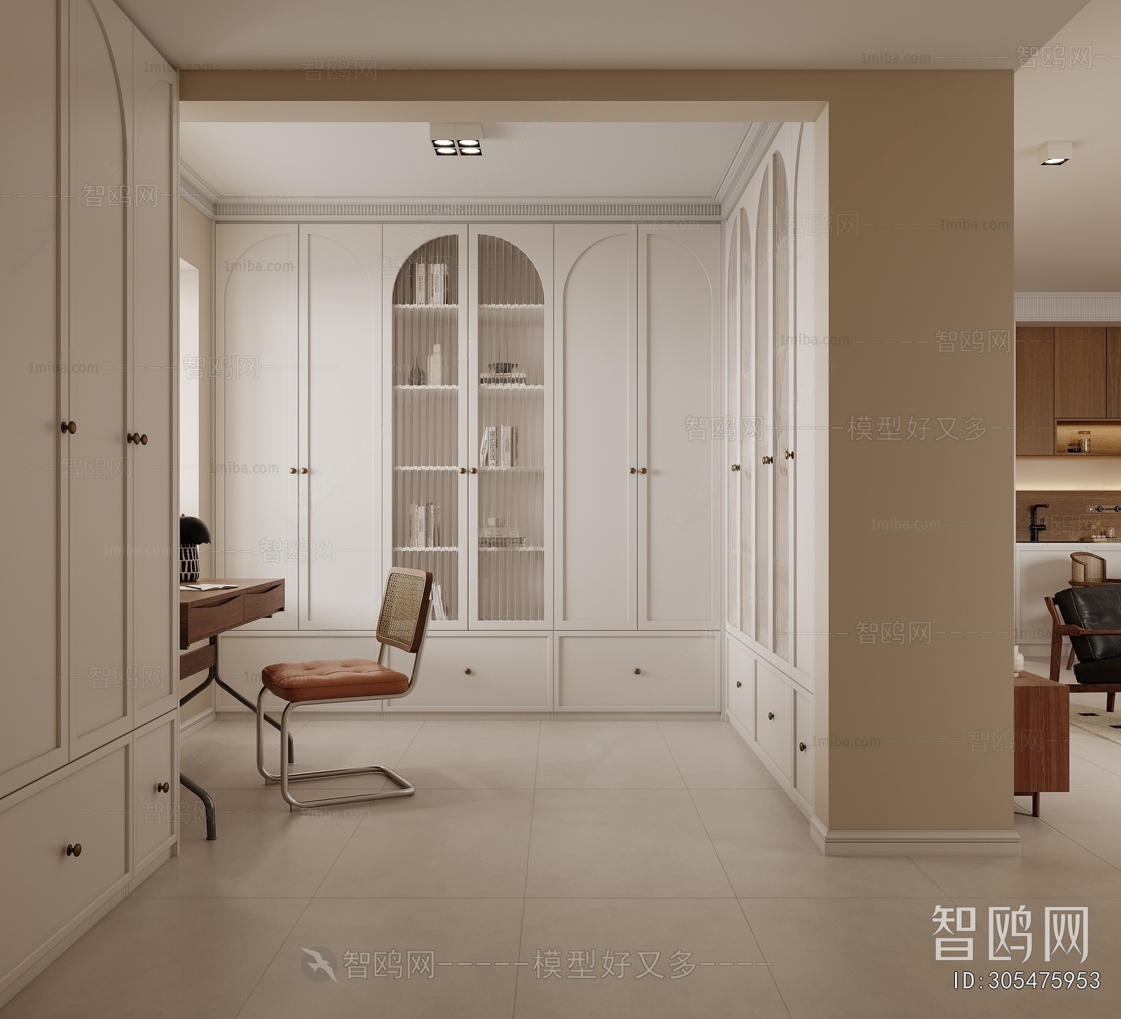 French Style Clothes Storage Area