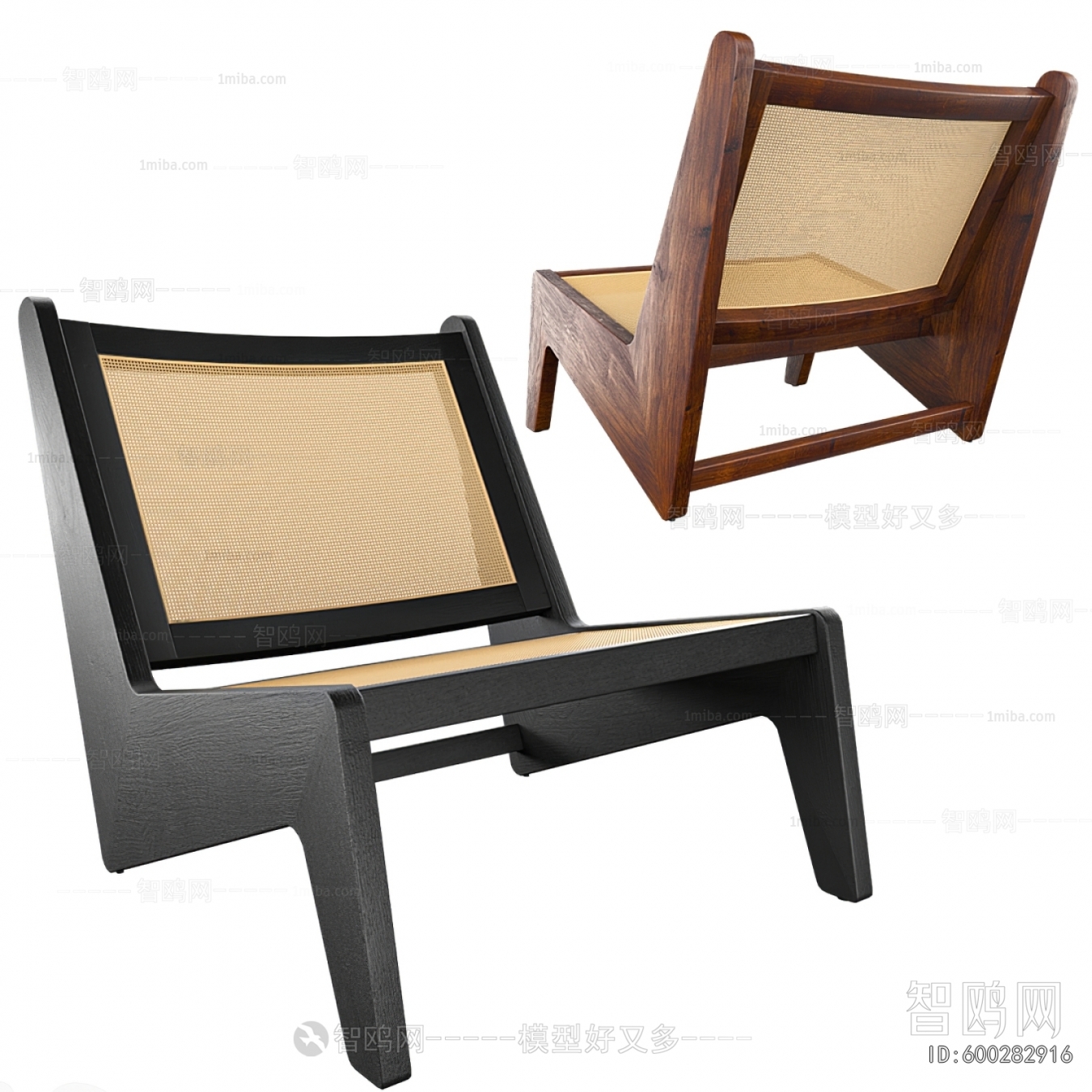 Wabi-sabi Style Lounge Chair
