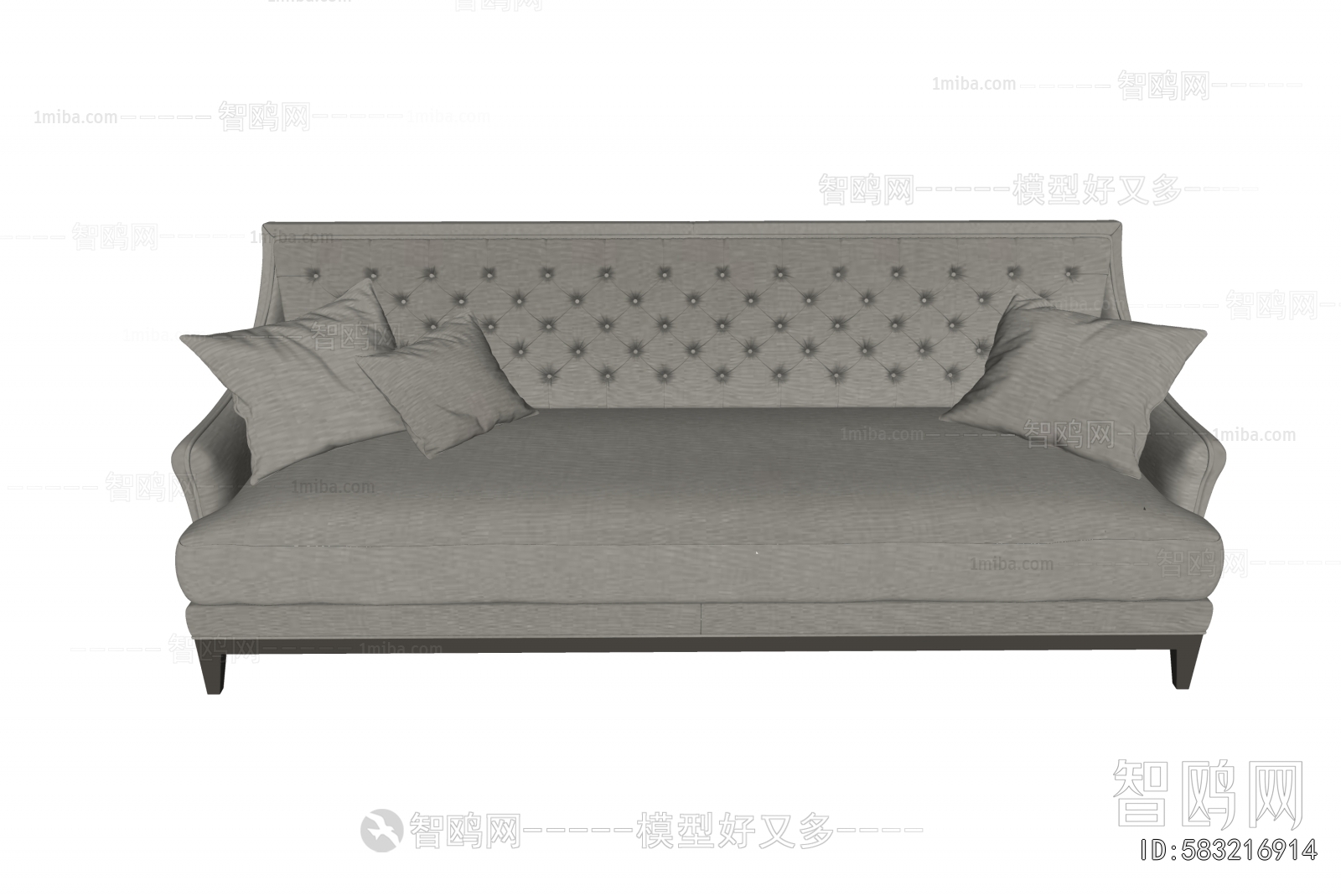 Simple European Style Multi Person Sofa