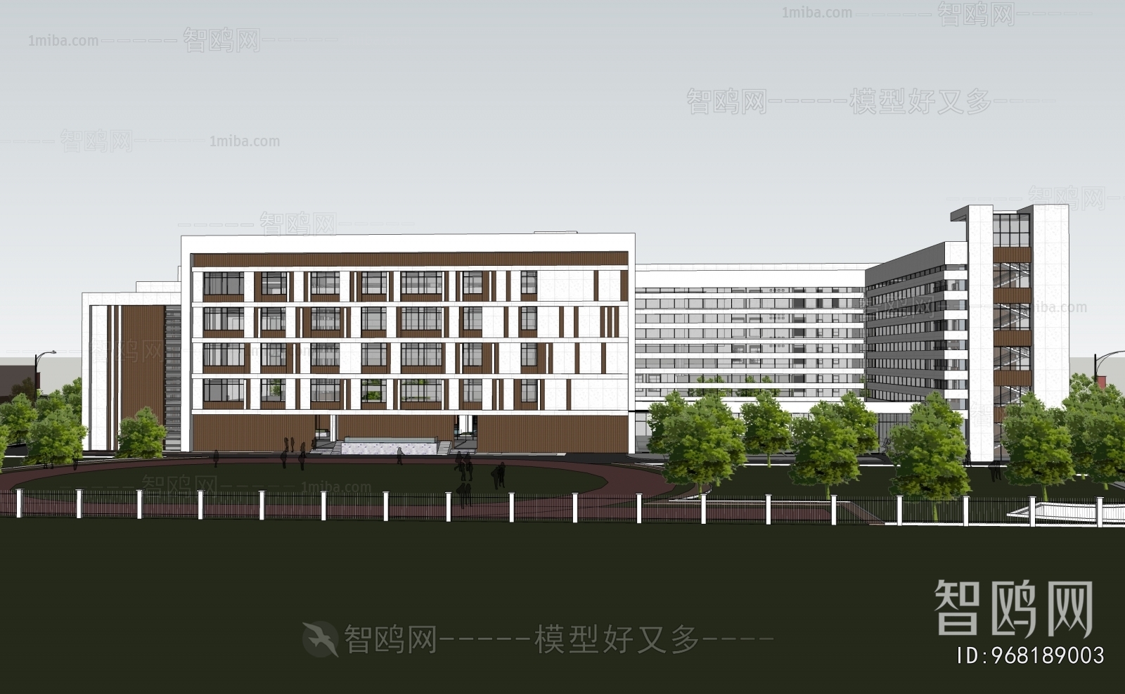 Modern School Building