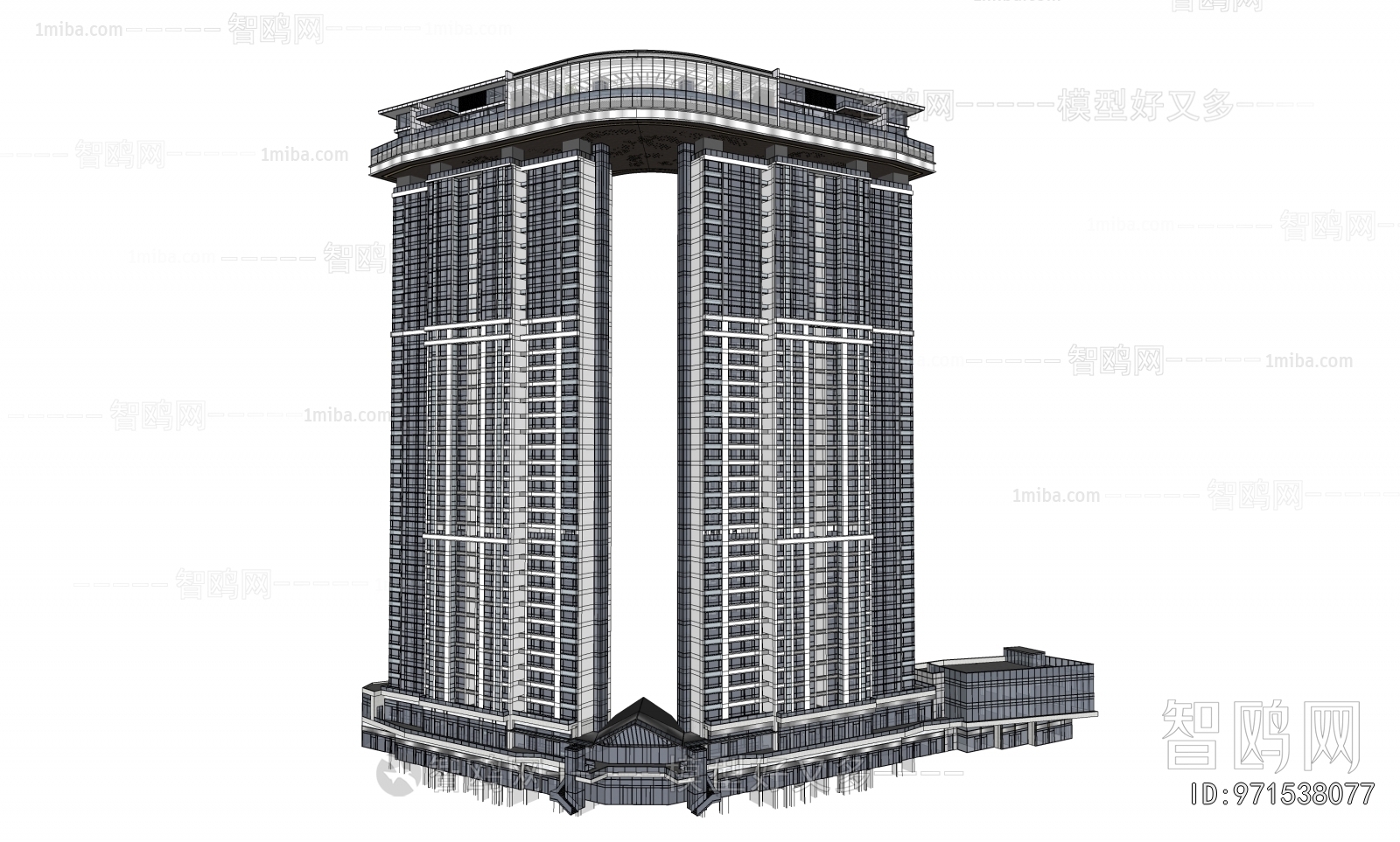 Modern Appearance Of Commercial Building