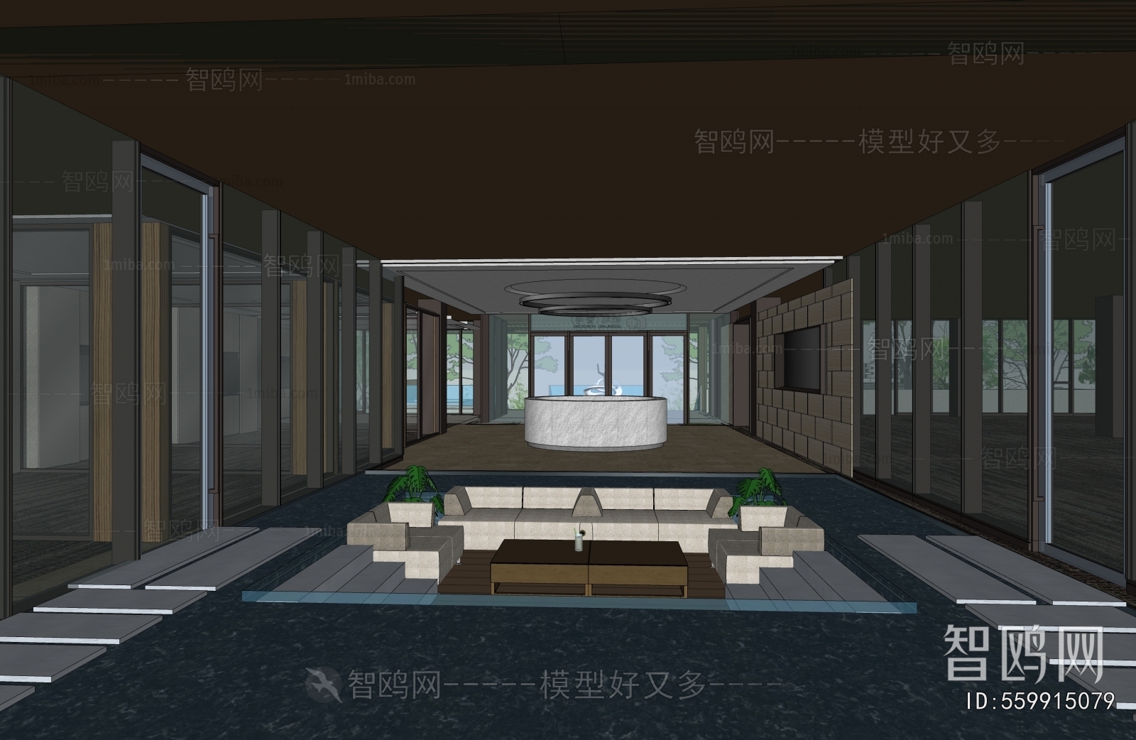 New Chinese Style Negotiation Area