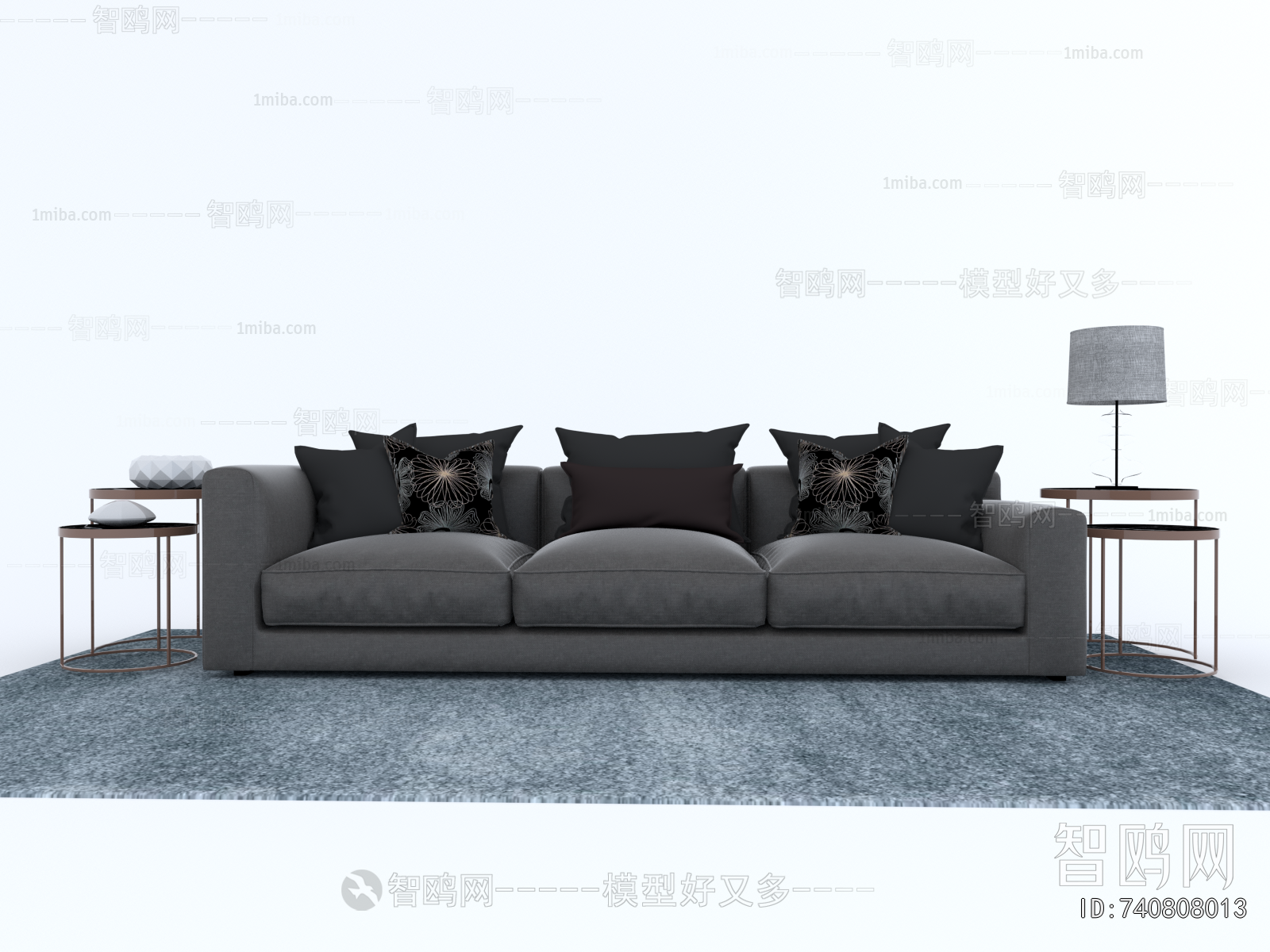Modern Three-seat Sofa