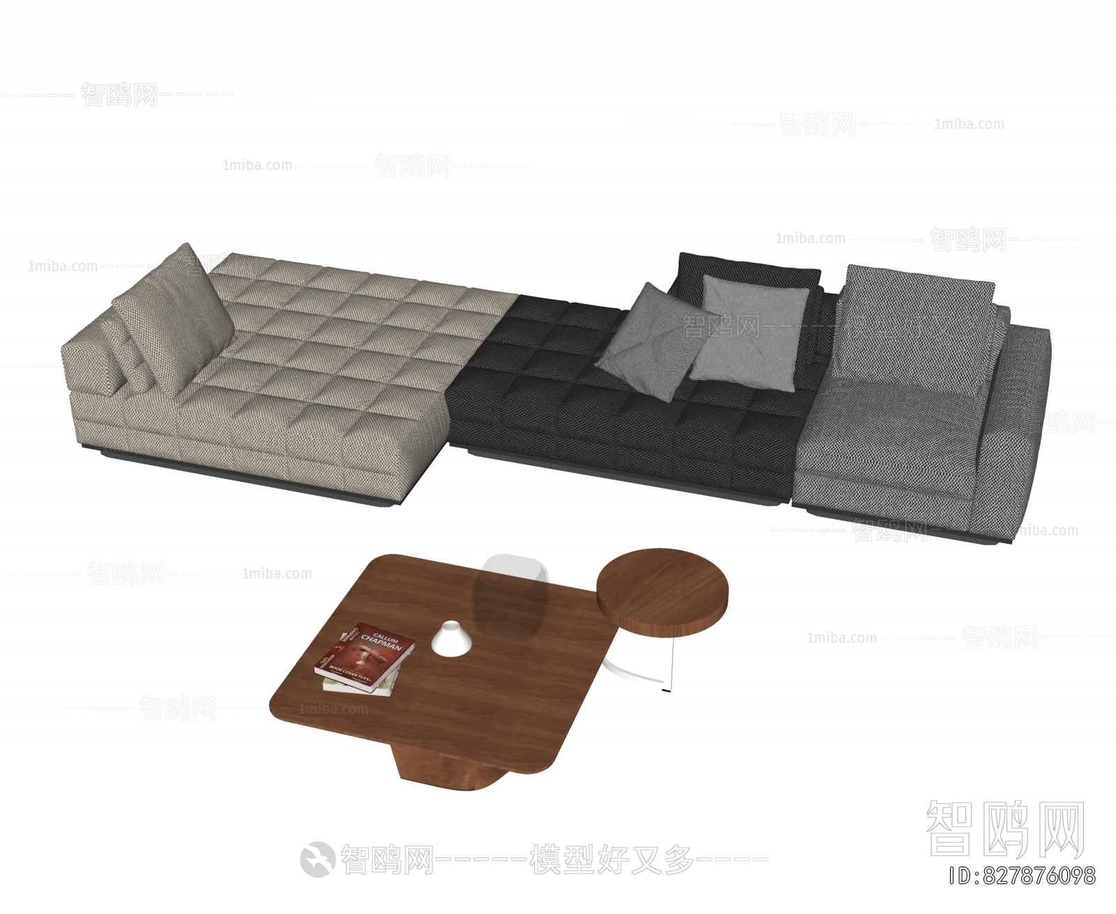 Modern Multi Person Sofa