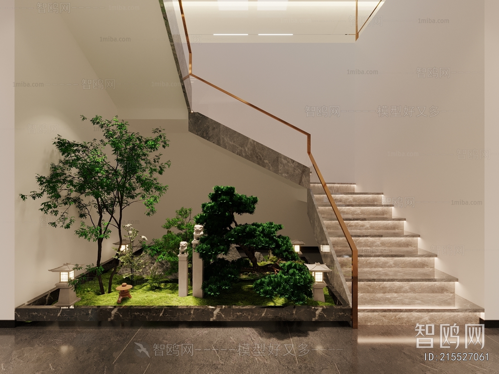 New Chinese Style Stairwell